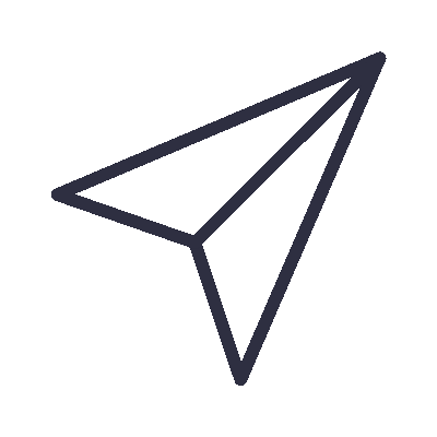 Wired outline 143 paperplane send hover wave